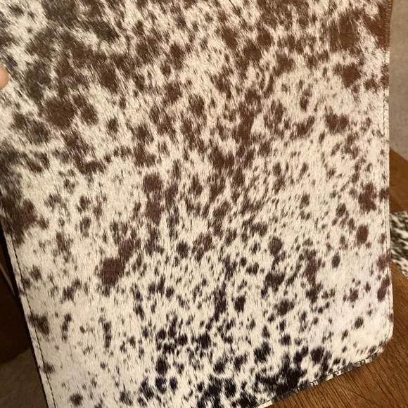 Hair on Hide (HOH)/Leather Binder & Merrick's HOH/Leather Address Book Bundle - Picture 4 of 15